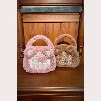 Teddy Bear Cookie Backpack / Purse by Alice Girl (AGL94B)